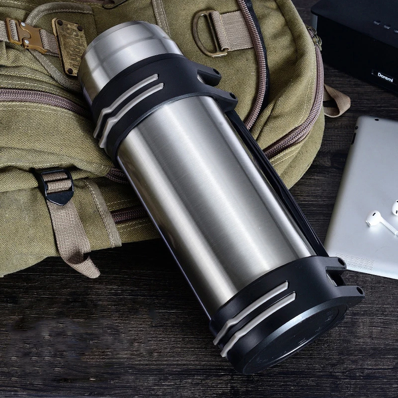 Термос из нержавеющей стали изолированный термос бутылка 1L/2L/3L путешествия Кофе