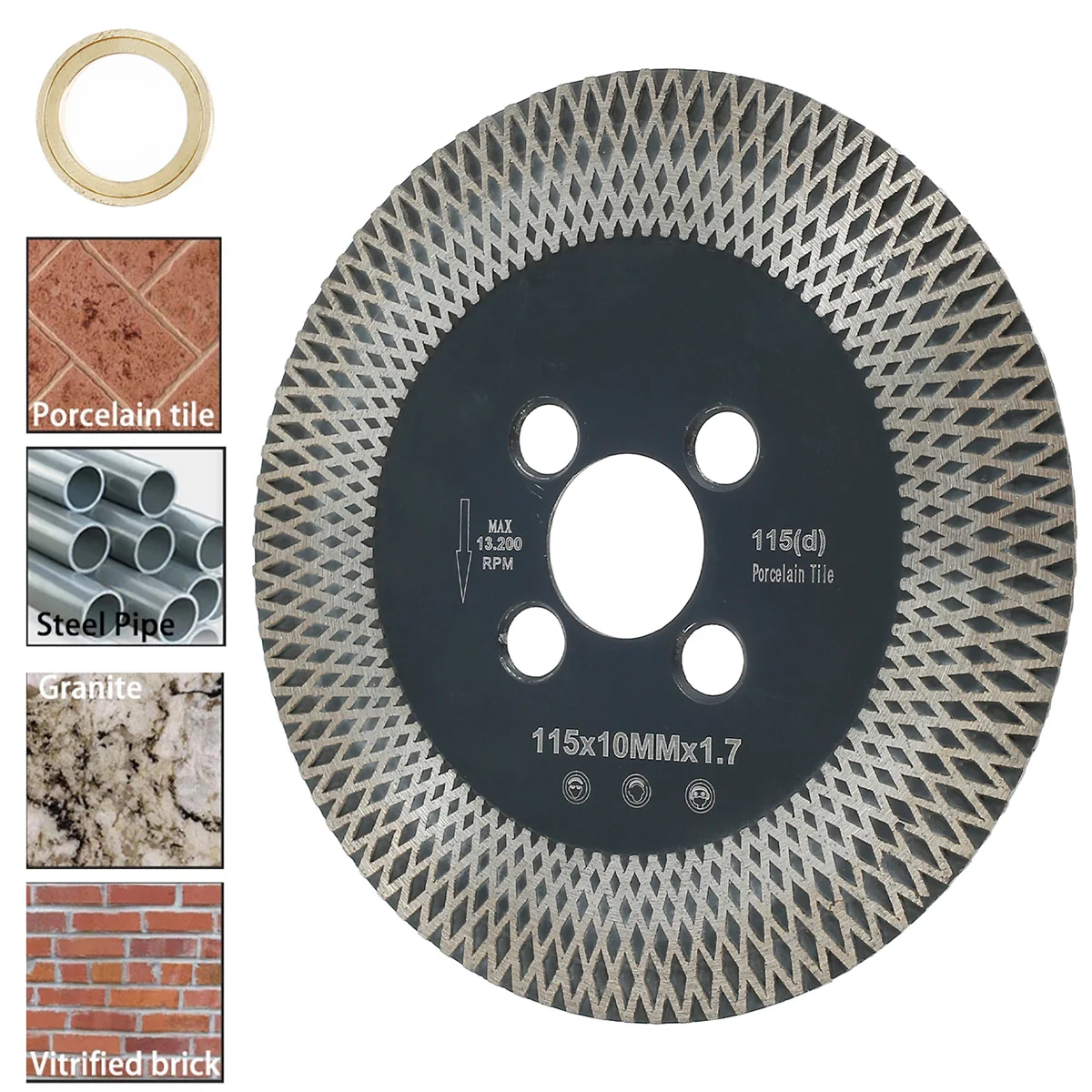 

Circular Saw Blade 115mm Diamond Circular Saw Blades Cutting Granite Stone Porcelain Ceramic Tile Saw Disc Thin Saw Blades Tools