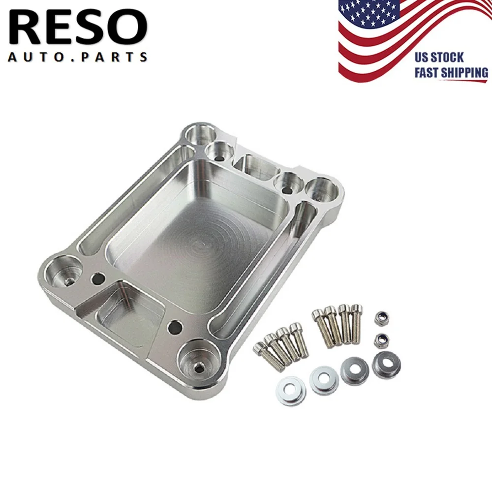 

RESO-алюминиевая заготовка рычага переключения передач Базовая пластина для Civic Integra RSX / K20 K24 K-серии двигателя EG EK DC2 EF серия Swap