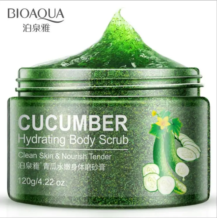 

Natural Cucumber hydration Skin Care Scrub/Go Cutin Facial Gel Face Body Smoothing Exfoliating Cream Skin Body Care