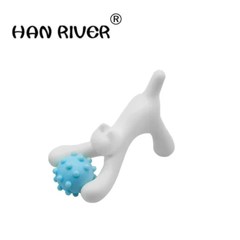 Новый пластиковый многофункциональный ручной роликовый массажер для лица, ног, кошек, зевок