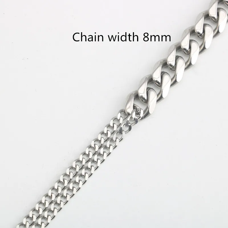 

Stainless Steel men bracelet bracelets for women couple bracelet punk Hip hop Fancy stitching chain