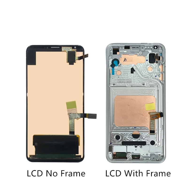 Najtaniej Dla LG V30 Wyświetlacz LCD Montaż Digitizera Ekranu Dotykowego Z Ramą H930 H931 H932 VS99 US9986 Wymiana Ekranu Naprawa Części 6.7
