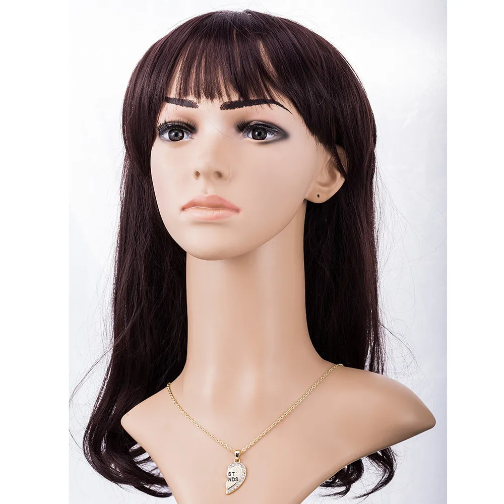 2 шт./компл. Ожерелье Лучшие друзья золотого и серебряного цветов Очаровательная