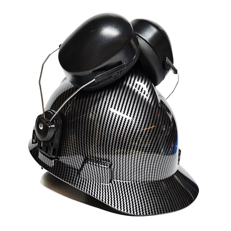 

Safety Helmet Carbon fiber design Construction Hard Hat High Quality ABS Protective Helmets Work Cap
