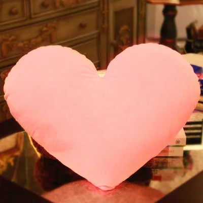 Pink heart Звезда в форме сердца бросок набивная Подушка плюшевая кукла, подарок для девочки диванная подушка бросок декоративная наволочка для подушки Свадебный декор - Цвет: Pink heart
