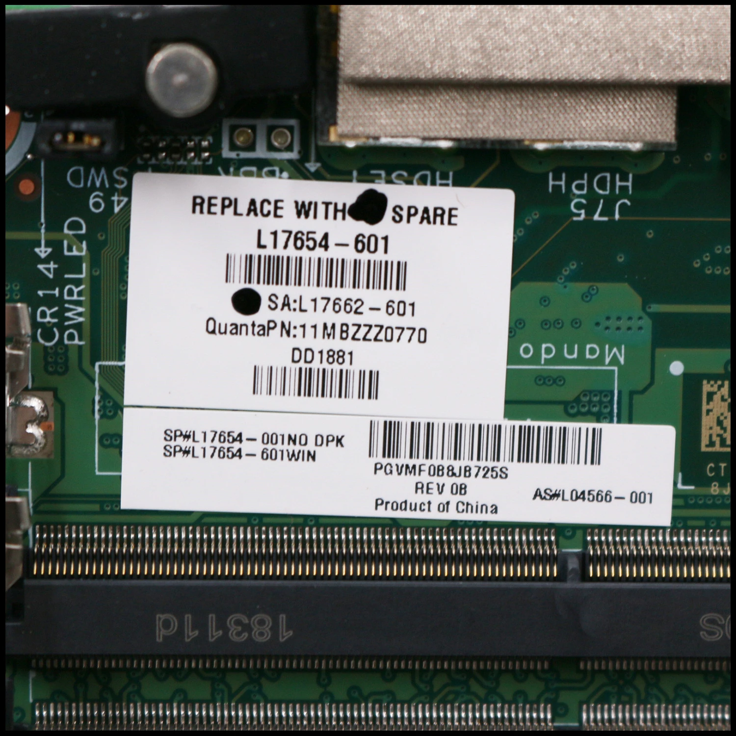 Высококачественная деталь для HP Prodesk 400 G4 DM материнская плата DA0F80MB6A0 100%