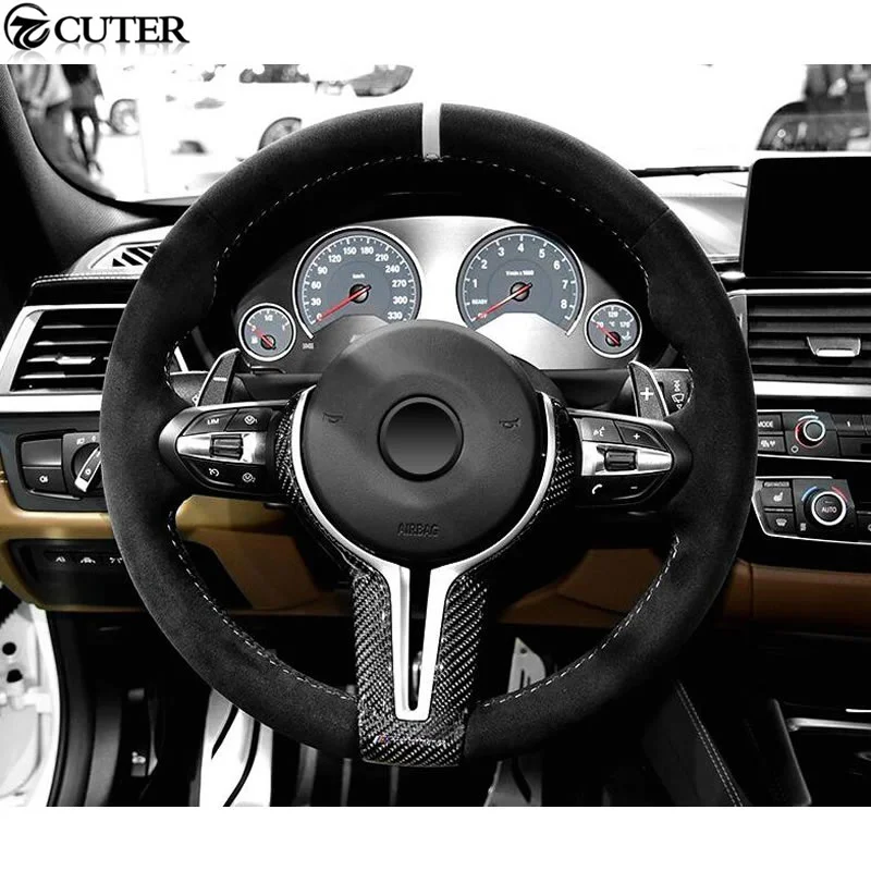 Купить F30 F80 F82 M3 M4 Стиль углеродное волокно фотоотделка для Bmw F30 F80 F82 M3 M4 13-19