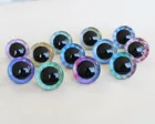 Модные Красочные 3D игрушки, безопасные глаза для 3D кукол, радужные кукольные глаза с шайбой для сделай сам, плюшевые куклы s12, 20 шт.лот, 9 мм-35 мм