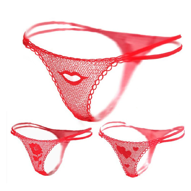 

Дышащие креативные женские сексуальные кружевные стринги с розами, трусики-стринги, романтичные трусики-стринги с V-образным вырезом, подар...