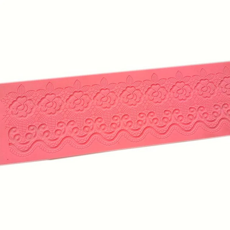

Silicone Cake Lace Mold Silicone Lace Mold Fondant Cake Decorating Tool Cake Lace Mat Border Decoration Lace Mold Stencil Baking