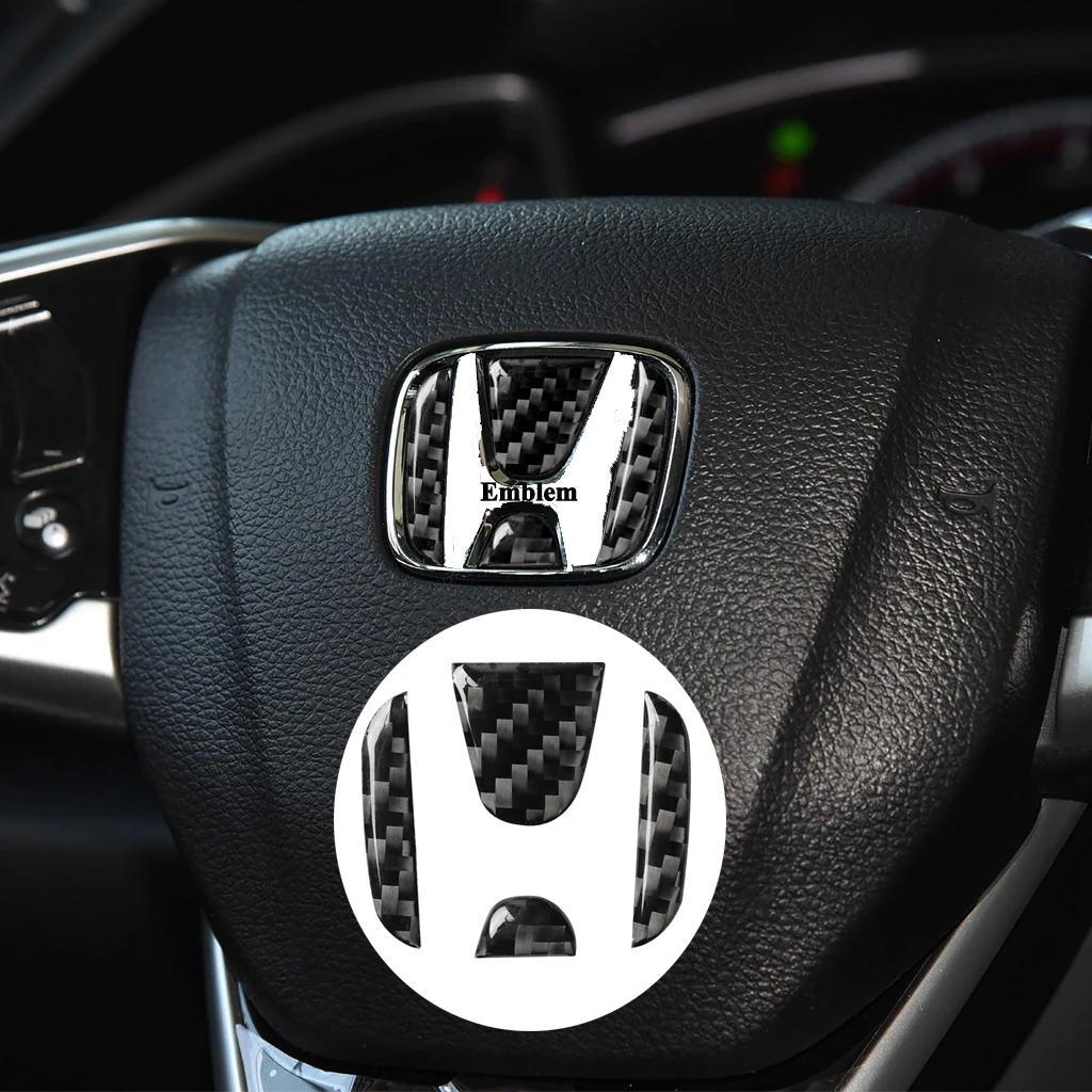 Кнопка рулевого колеса для салона автомобиля из натурального углеродного