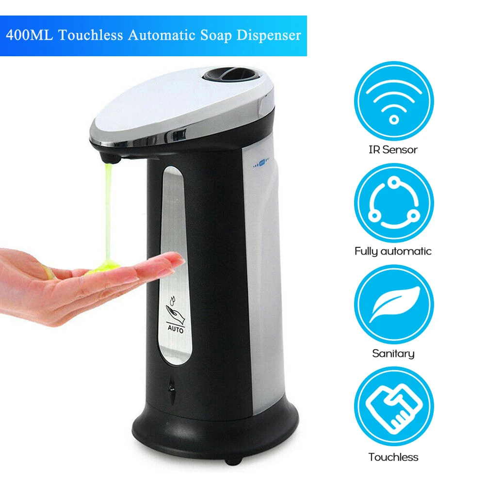 400 мл автоматический раздатчик жидкого мыла для ванной и душа Шампунь контейнер