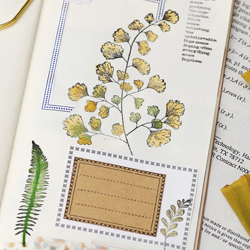 

Leaf Stamps Decorative Clear Rubber Stamp Leaves Transparent Silicone Stamp Seal for DIY Scrapbooking Paper Card Craft Embossing