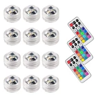 Пульт дистанционного управления Управление RGB погружной светильник Водонепроницаемый светодиодная подводная лампа, отличный подарок на свадьбу, Рождество рыбы резервуар, ваза бассейн Декор