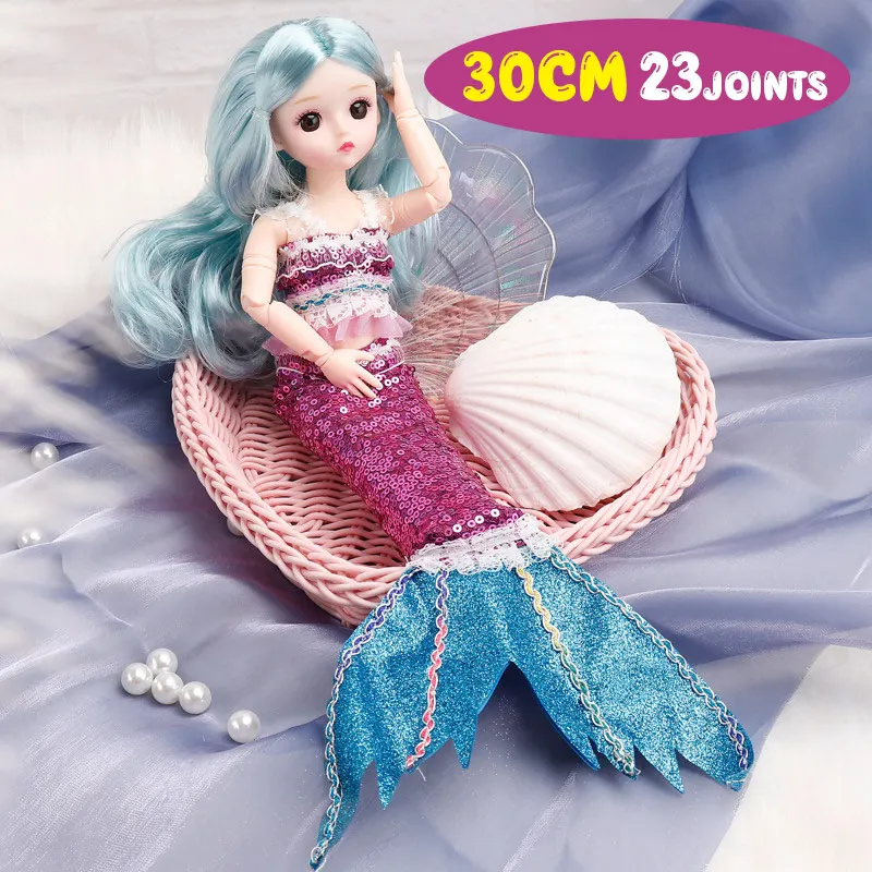 

30 см Новая шарнирная кукла с подвижными суставами 1/6 платье для девочек 3D игрушка с коричневыми глазами с одеждой обувью детские игрушки для...