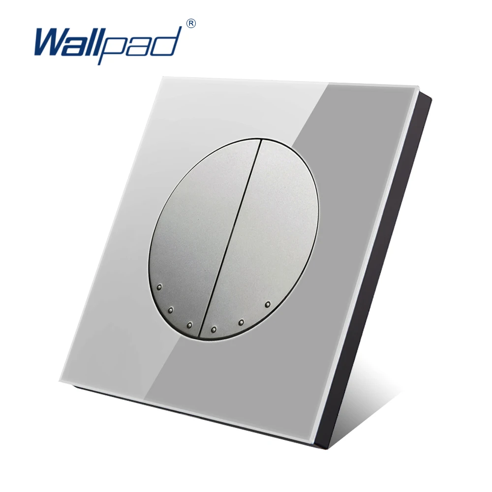 Wallpad 2 Gang 3 Way Intermediate Rocker Button настенный светильник ель света серая кристаллическая