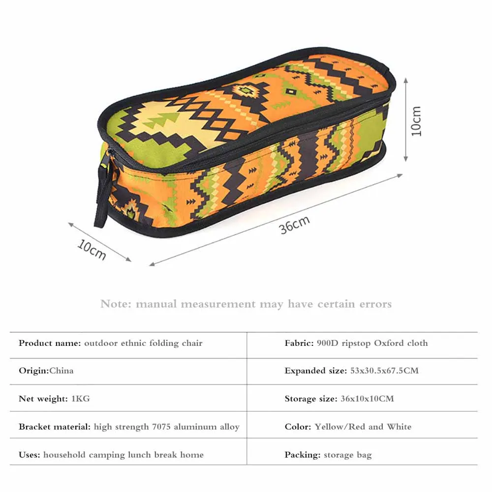 

Portable Garden Chairs BBQ Camping Picnic Sports Accessiary Outdoor Folding Fishing Chair Durable Lightweight Carry Bag Beach