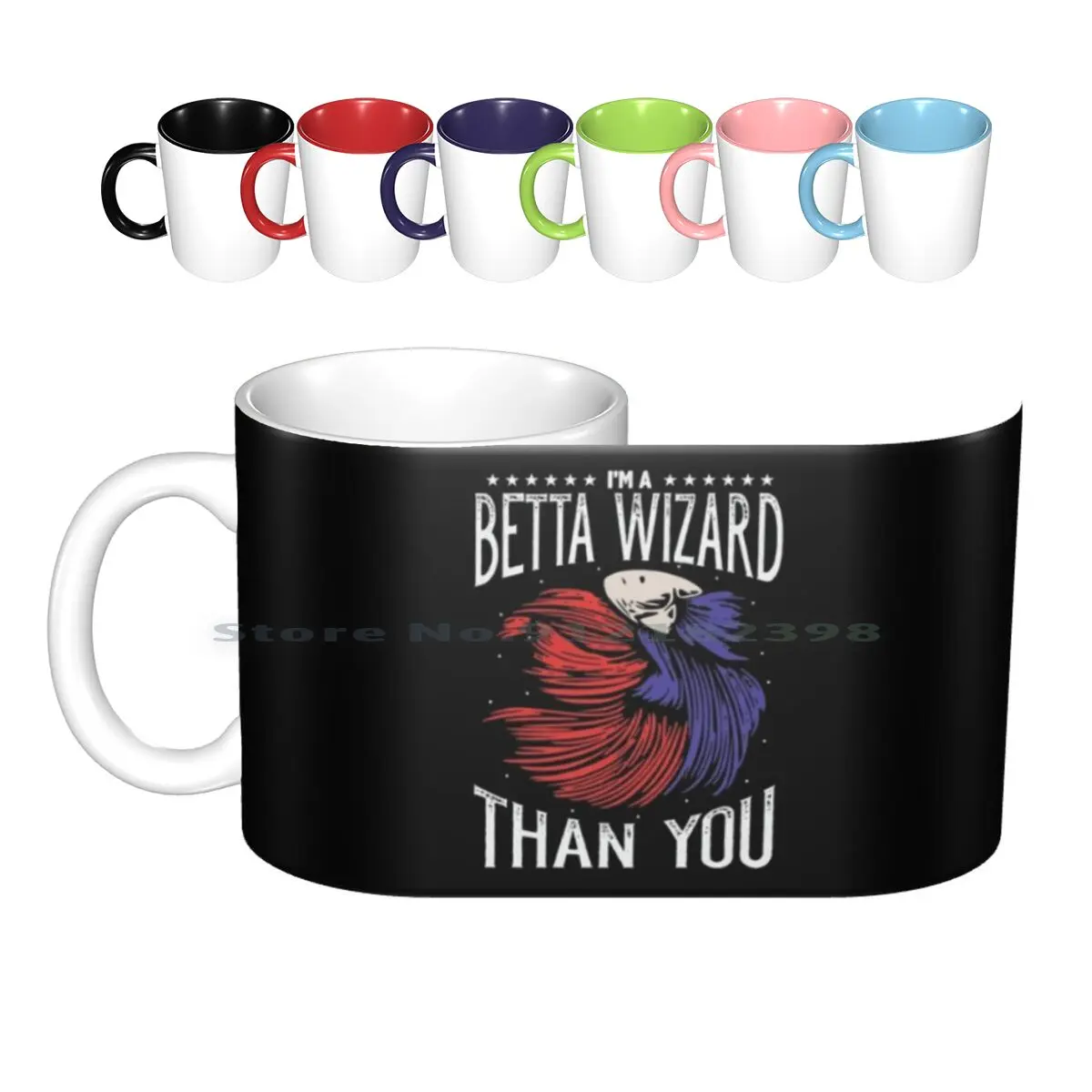 

Betta Fish Funny Fish Ceramic Mugs Coffee Cups Milk Tea Mug Betta Betta Fish Siamese Fighting Fish Fighting Fish Bettas