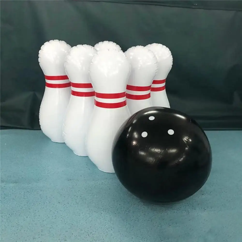 

1Set Giant Inflatable Bowling Set for Kids Outdoor Lawn Yard Game Ball Portable Inflatable Bowling Suit Game Toy Ball Kids Toys