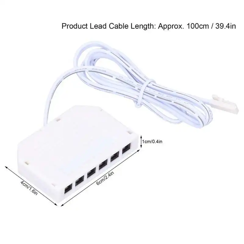 Посуда посуда Запчасти Внешний 6 отверстий распределительная коробка кабель