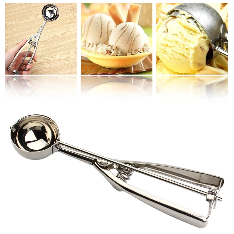 

Ice Ball Cooking Tools Ice Cream Tools Ice Cream Spoon Stainless Steel