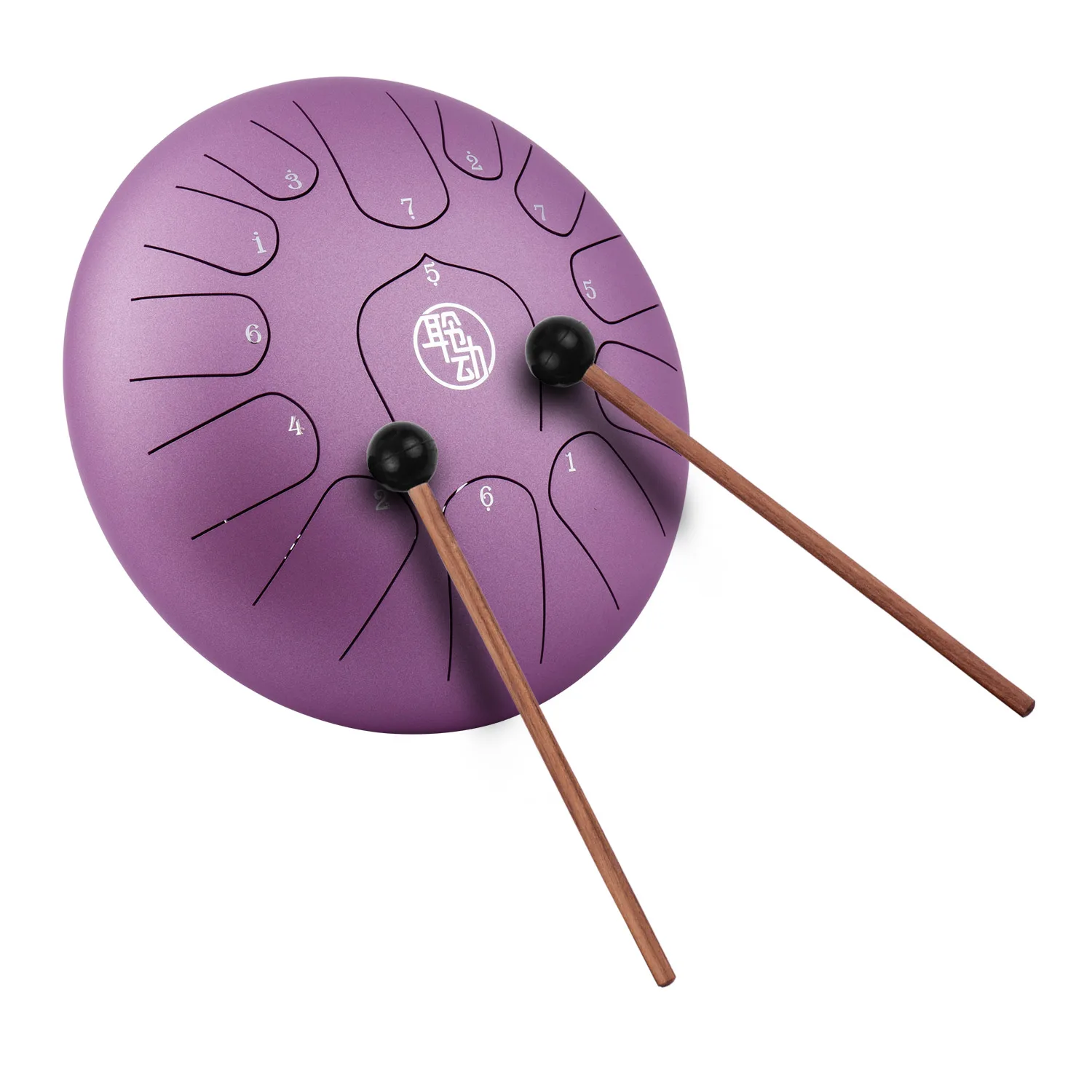 11 дюймовый стальной барабан для языка 13-Notes C-Key перкуссионный с маллетами сумка