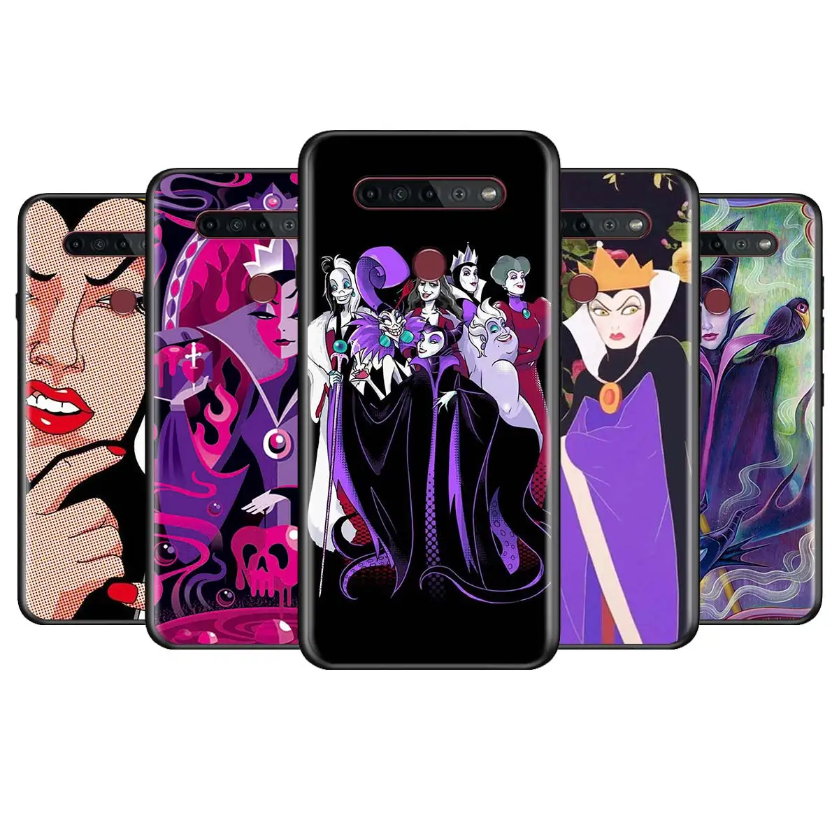 

Disney villain witch For LG K92 K42 K22 K71 K61 K51S K41S K30 K20 2019 Q60 V60 V50 S V40 V30 G8S G8 X ThinQ TPU Phone Case