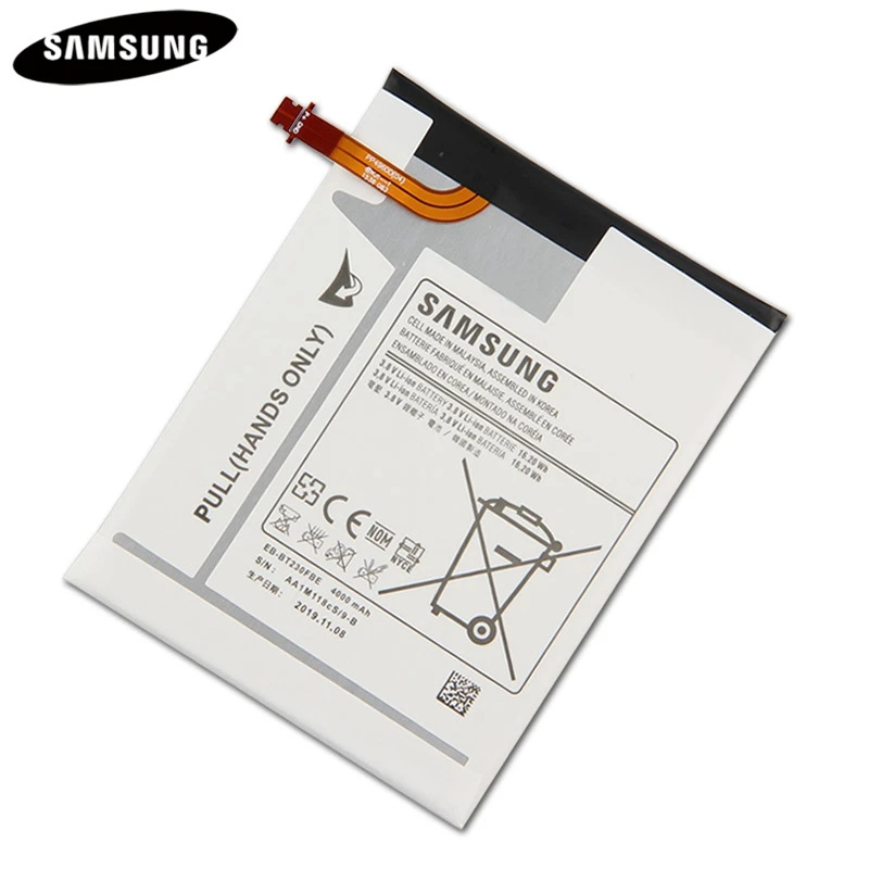 Оригинальный аккумулятор для планшета EB BT239ABE BT230FBE BT230FBU Samsung Galaxy Tab 4 7 0 уголок SM T230