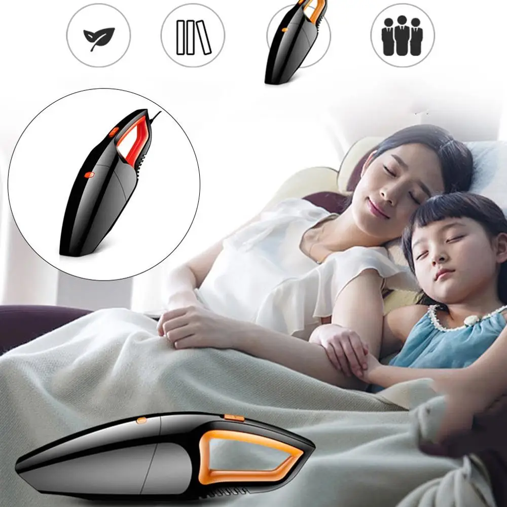 

Small Car Vacuum Cleaners Convenient Large Suction Power Wet And Dry Practical Portable Vacuum Cleaners