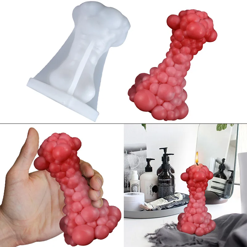

Creative Volcanic Eruption Silicone Candle Mold Gypsum Resin Handmade Soap Ice Cube Muold Wax Melt Mold Home Party Decoration