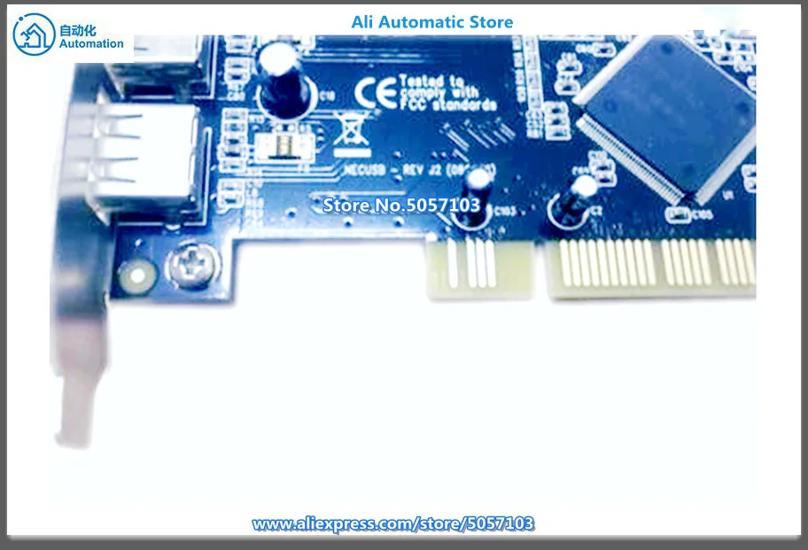 NECUSB REV J2 (080428) Промышленный контроль PCI до 5 способ USB2.0 карта расширения 4 внешнего