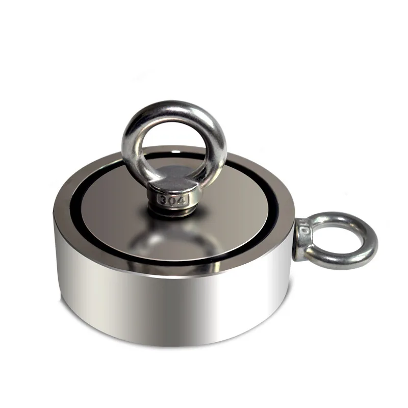 Мощный Неодимовый магнит двухсторонний поисковый супермощный спасательный