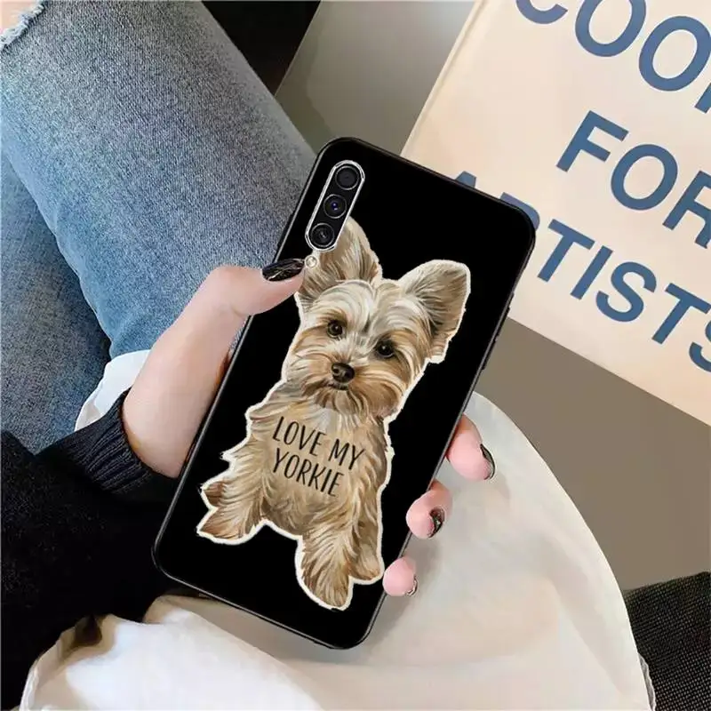 

Yorkshire terrier cute dog animal Phone Case For Samsung galaxy S 9 10 20 A 10 21 30 31 40 50 51 71 s note 20 j 4 2018 plus