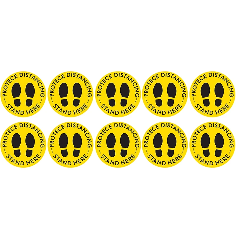 10 шт. противоскользящая наклейка на пол с дистанционным управлением круглый