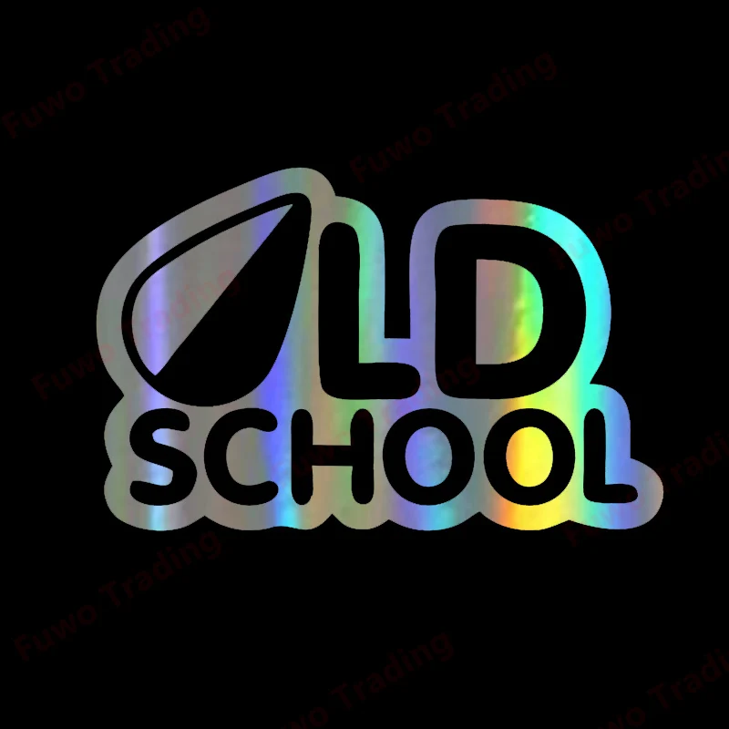 

Fuwo Trading Car Sticker 3D Fashion OLD SCHOOL Decoration Stickers Funny Vinyl Car Styling Decal Motorcycle Sticker on Car