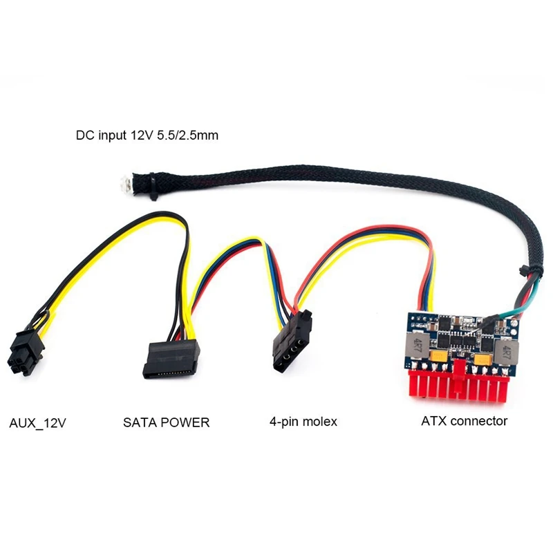 Dc Atx Peak Psu 12V 120W Pico Switch Mining 20Pin Mini Itx To Pc Power Supply for Computer | Компьютеры и офис