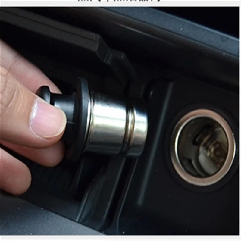 1 шт. 12 в автомобильный разъем питания розетка на выходе черная Автомобильная