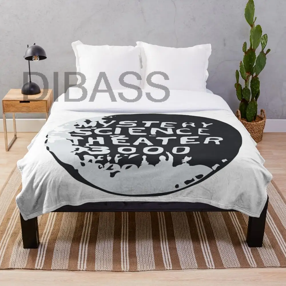 

MST3K Silhouette within Globe Super Soft Throw Blanket, Lightweight Plush Bed Flannel Blankets, Suitable for Adults and Children