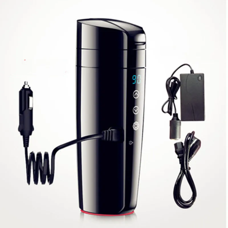 

Intelligent Real-Time Temperature Car Heating Coffee Cup Waterproof Stainless Steel Car Insulation Mug Travel Mug Heating Teapot