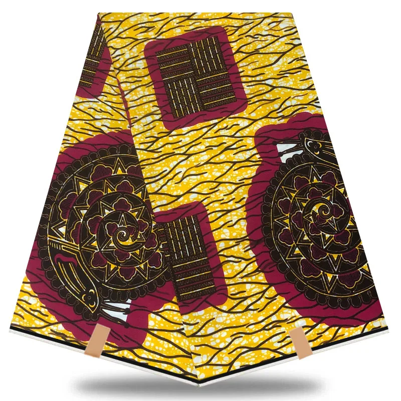 Новое поступление 2021 гарантированно настоящий воск африканская Анкара Гана 6