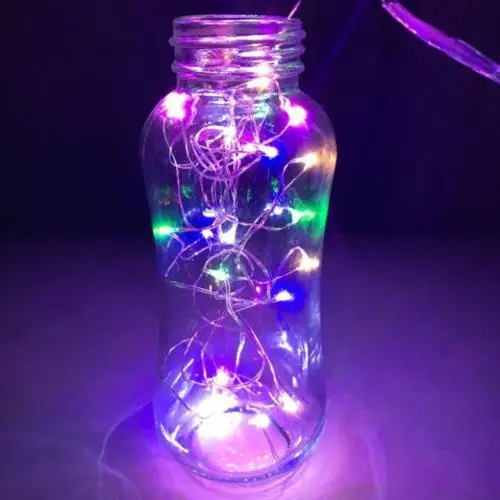 

20 Led пробка бутылки светильник 2 м вина Водонепроницаемый Светильник Красочные Волшебные светильник s строка для День рождения свадьба