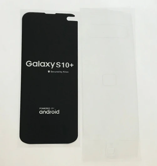 Заводская Защитная пленка для экрана 100 шт. задний корпус Samsung Galaxy S8 S9 S10 Lite S10E S20 Plus