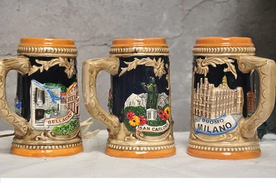 Ручная роспись в европейском стиле керамический ландшафт немецкая пивная кружка