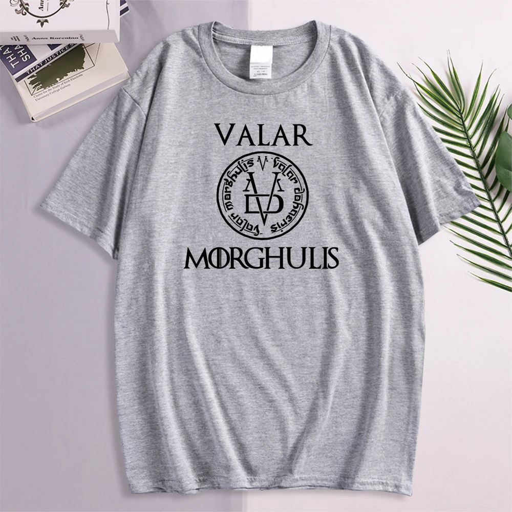 Мужские футболки Valar Morghulis All Men Must Die Valyrian Мужская футболка 2021 летняя повседневная
