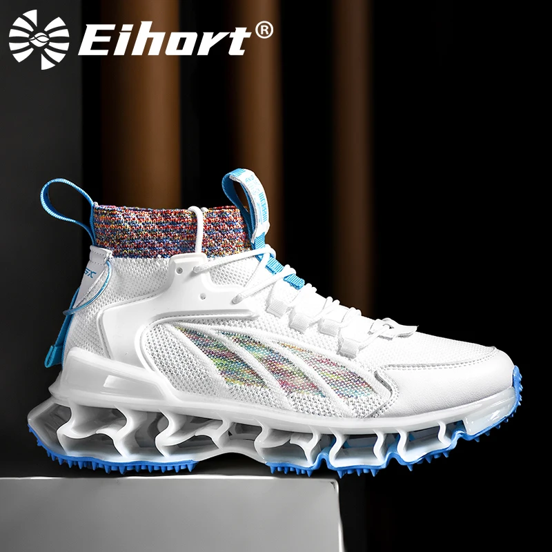 

Eihort модные кроссовки на толстой подошве с вырезами, уличные удобные спортивные кроссовки для тренировок и бега, повседневная мужская спорт...
