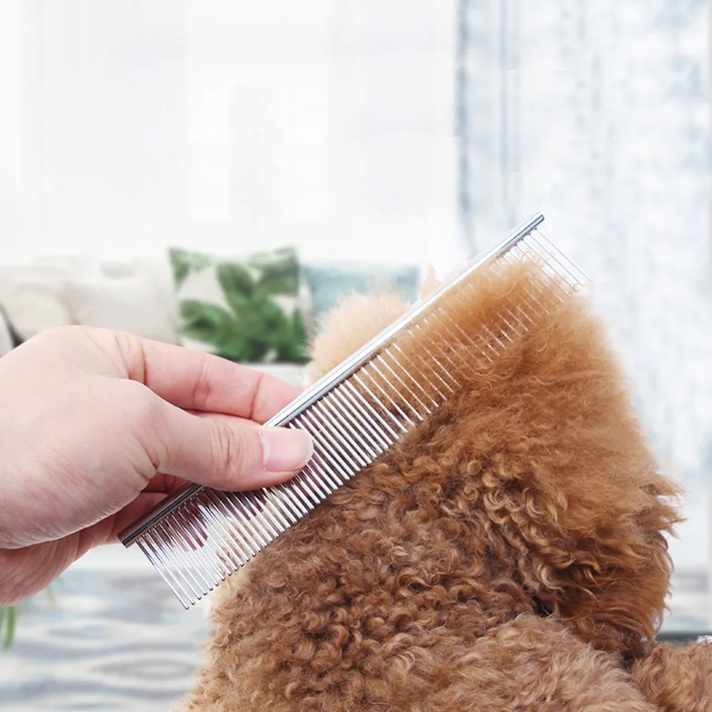 Multi-purpose Needle Comb for Dog Cat Pets Brush Hair Remover Rake Pet Beauty Grooming Tools | Дом и сад
