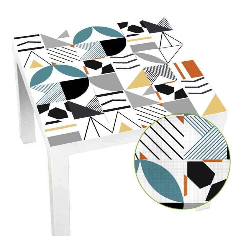 Геометрическая плитка отсутствие столешниц настенная художественная мебель