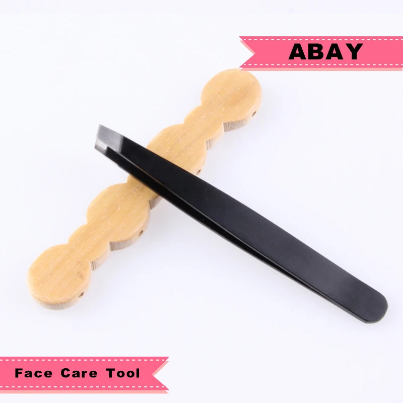 Инструмент для ухода за лицом из нержавеющей стали зажим бровей наклонный рот