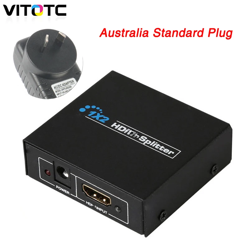 Разветвитель 1 в 2 выхода 1080p HDMI совместимый сплиттер 1x2 разветвитель усилитель